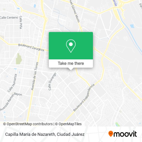 Capilla María de Nazareth map