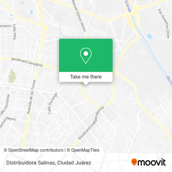 Distribuidora Salinas map