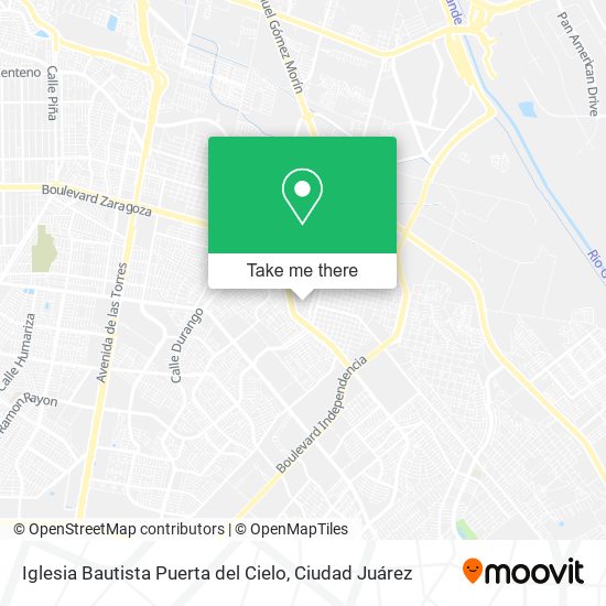 Mapa de Iglesia Bautista Puerta del Cielo