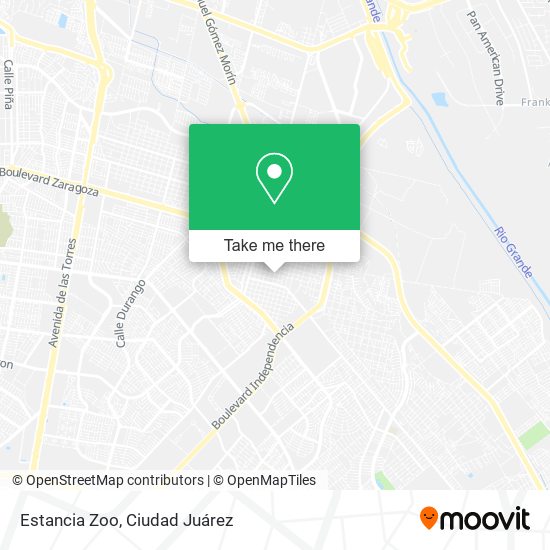 Estancia Zoo map