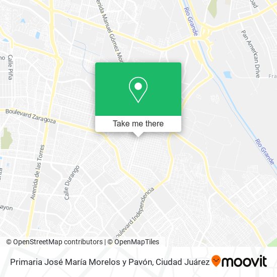 Primaria José María Morelos y Pavón map