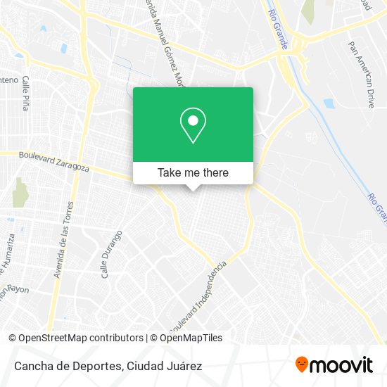 Cancha de Deportes map