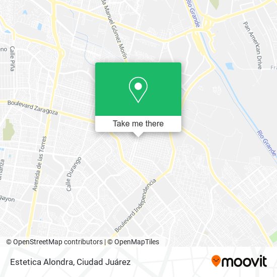 Estetica Alondra map