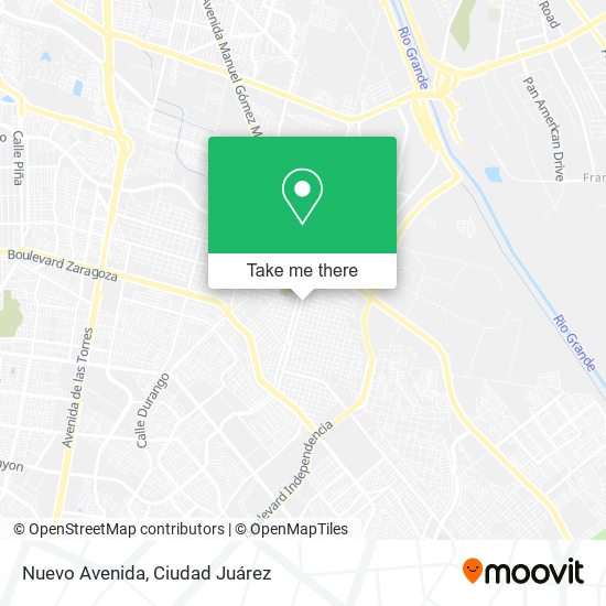 Nuevo Avenida map