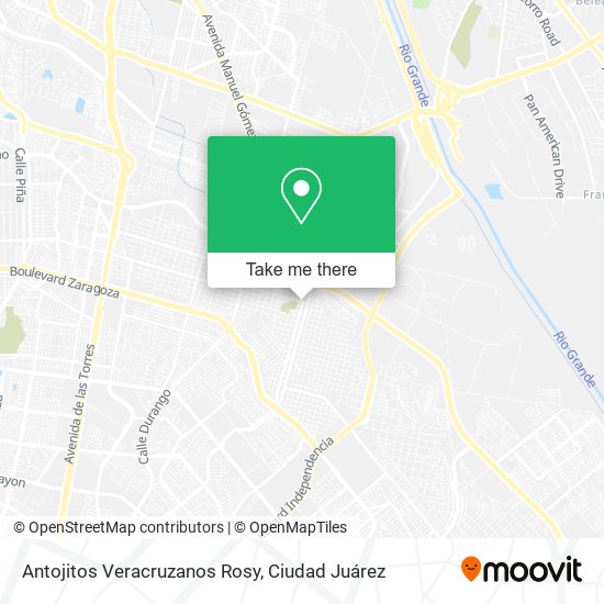 Mapa de Antojitos Veracruzanos Rosy