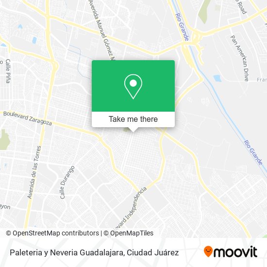 Paleteria y Neveria Guadalajara map