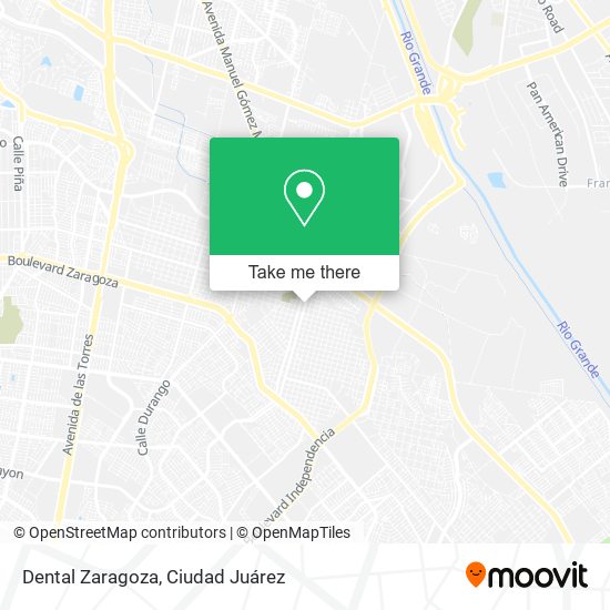 Mapa de Dental Zaragoza