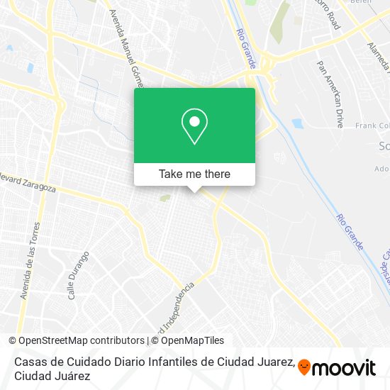 Casas de Cuidado Diario Infantiles de Ciudad Juarez map
