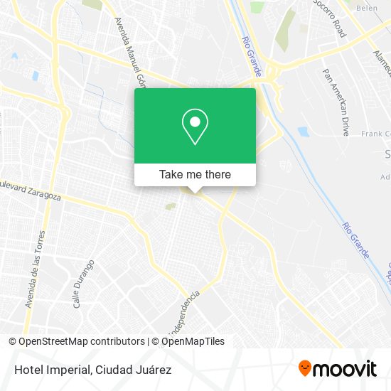 Hotel Imperial map