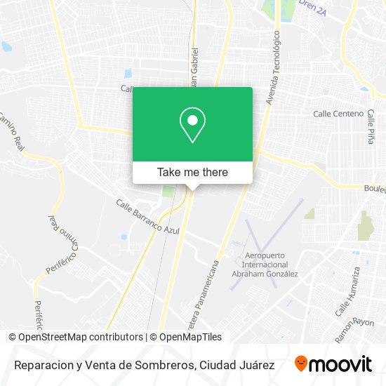 Reparacion y Venta de Sombreros map