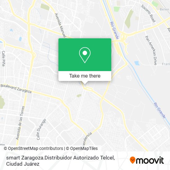 smart Zaragoza.Distribuidor Autorizado Telcel map