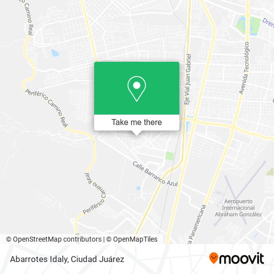 Abarrotes Idaly map