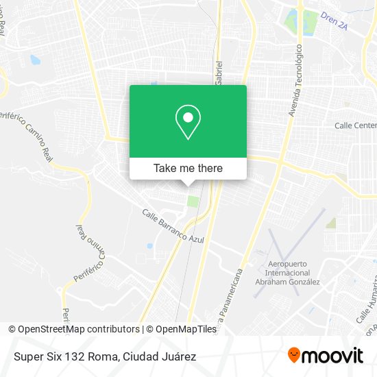 Mapa de Super Six 132 Roma
