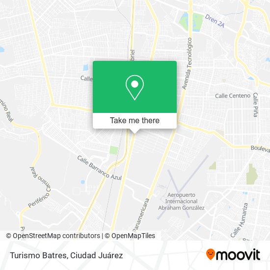 Turismo Batres map