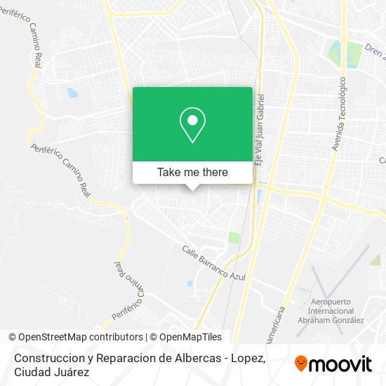 Construccion y Reparacion de Albercas - Lopez map