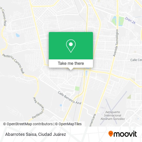 Mapa de Abarrotes Saisa