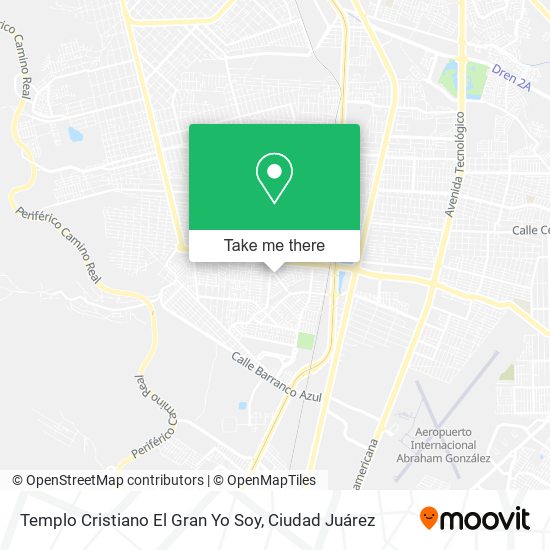 Templo Cristiano El Gran Yo Soy map