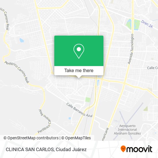 Mapa de CLINICA SAN CARLOS