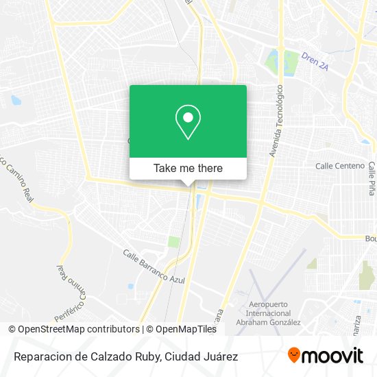 Reparacion de Calzado Ruby map