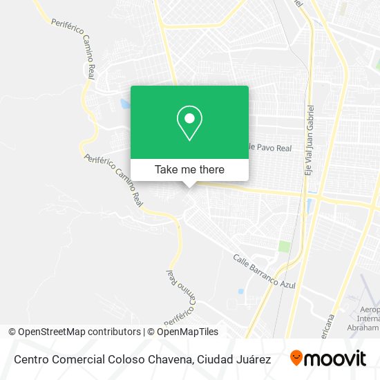 Mapa de Centro Comercial Coloso Chavena