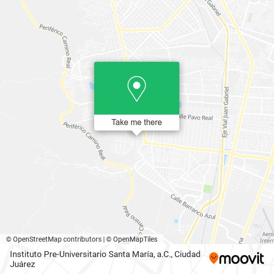 Instituto Pre-Universitario Santa María, a.C. map