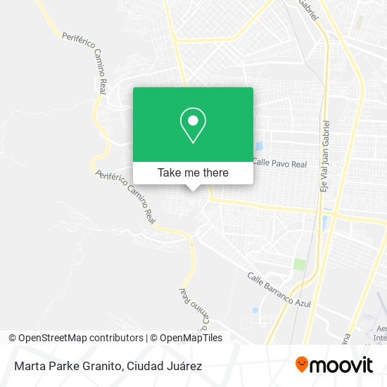 Marta Parke Granito map