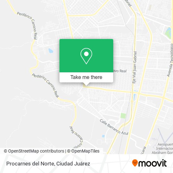 Mapa de Procarnes del Norte