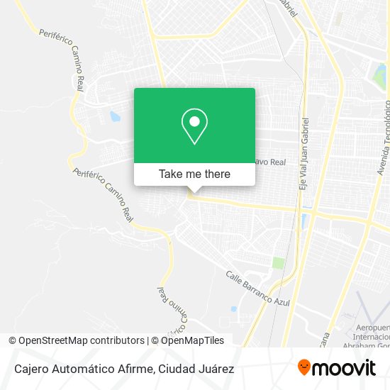 Cajero Automático Afirme map