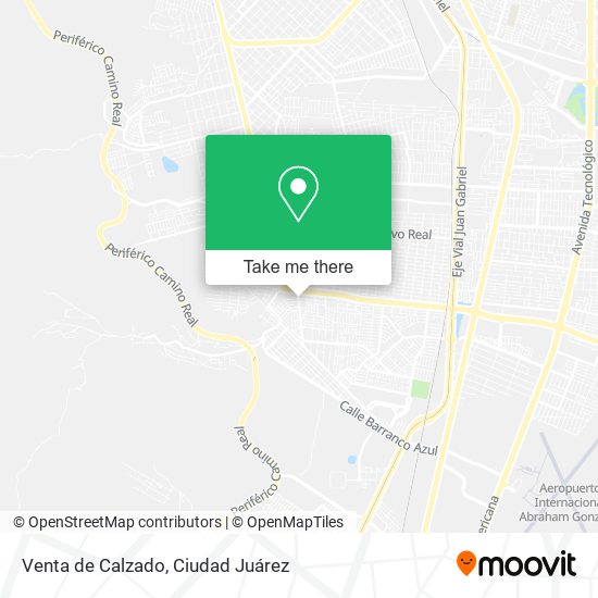 Mapa de Venta de Calzado