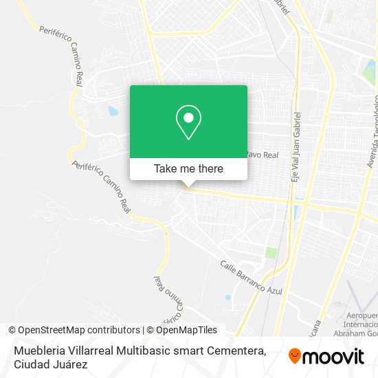 Muebleria Villarreal Multibasic smart Cementera map