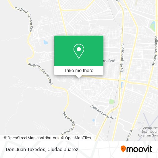Mapa de Don Juan Tuxedos