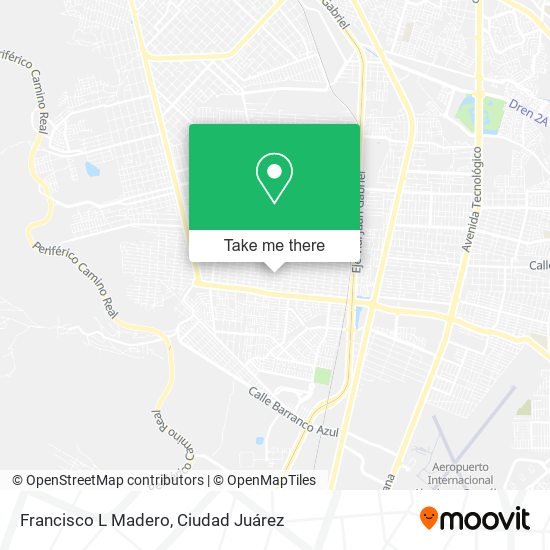 Francisco L Madero map