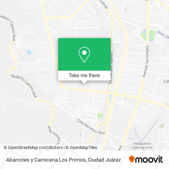 Mapa de Abarrotes y Carniceria Los Primos
