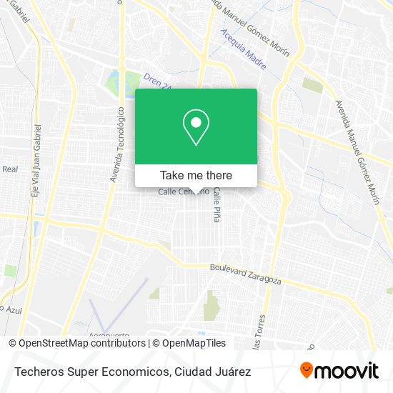 Techeros Super Economicos map