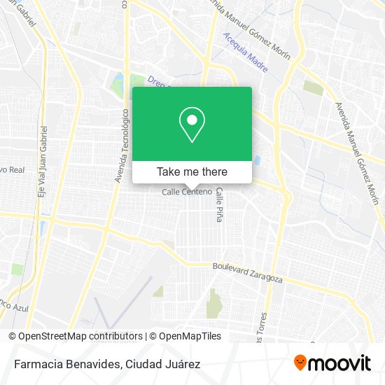 Farmacia Benavides map