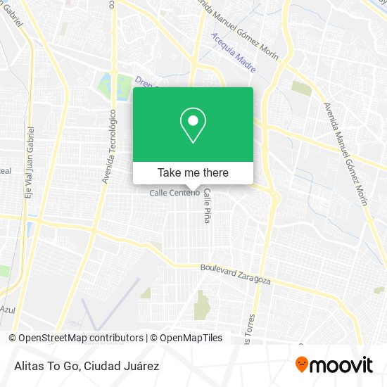 Mapa de Alitas To Go