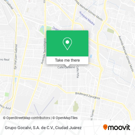 Mapa de Grupo Gocalvi, S.A. de C.V.
