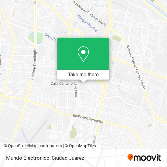 Mundo Electronico map