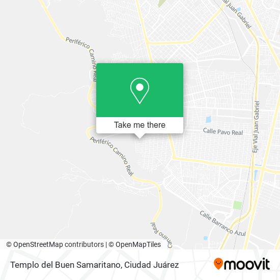 Mapa de Templo del Buen Samaritano