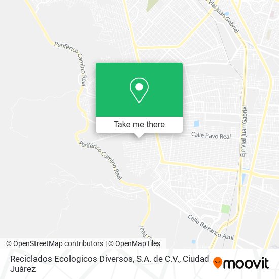 Reciclados Ecologicos Diversos, S.A. de C.V. map
