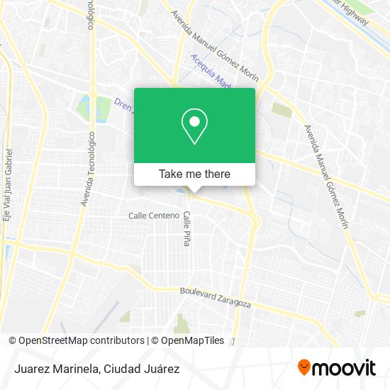 Mapa de Juarez Marinela