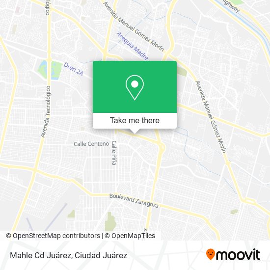 Mahle Cd Juárez map