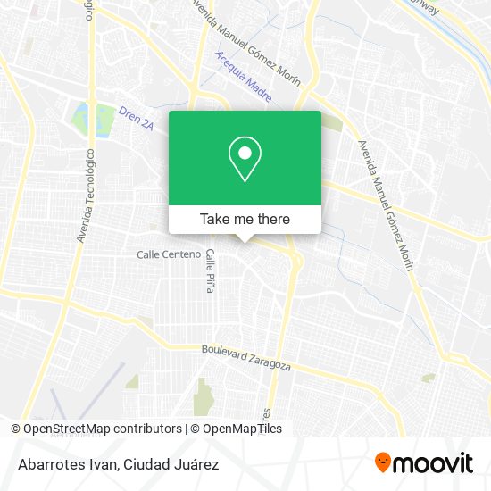 Mapa de Abarrotes Ivan