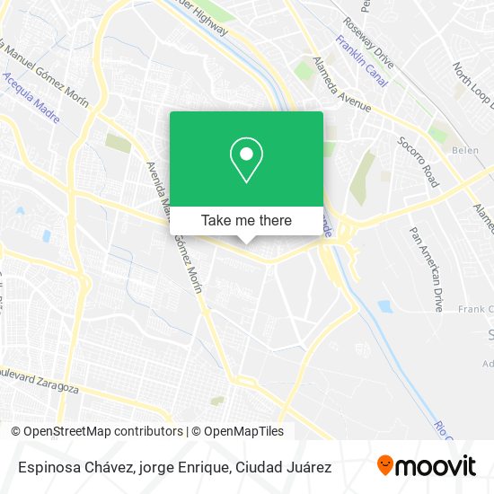 Espinosa Chávez, jorge Enrique map