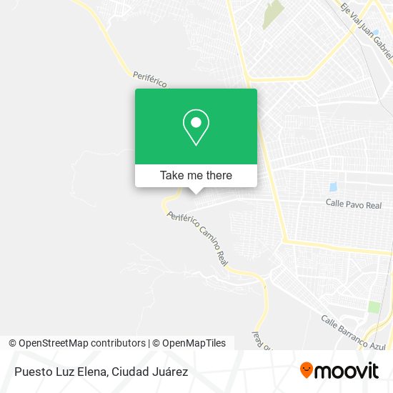 Puesto Luz Elena map
