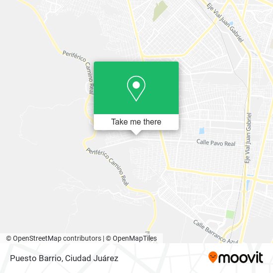 Puesto Barrio map
