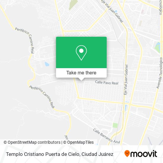 Templo Cristiano Puerta de Cielo map