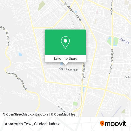 Abarrotes Towi map