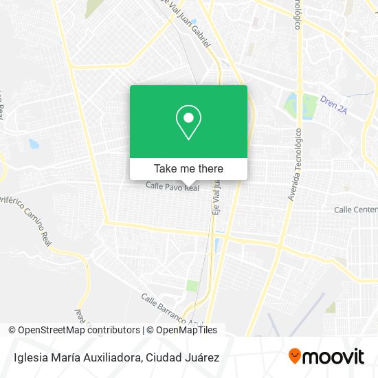 Mapa de Iglesia María Auxiliadora