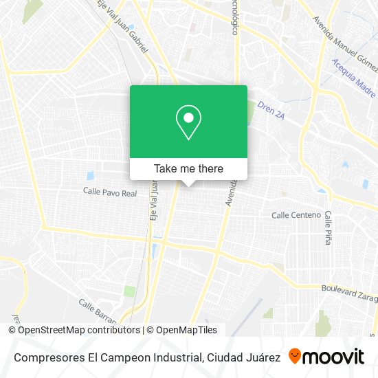 Compresores El Campeon Industrial map